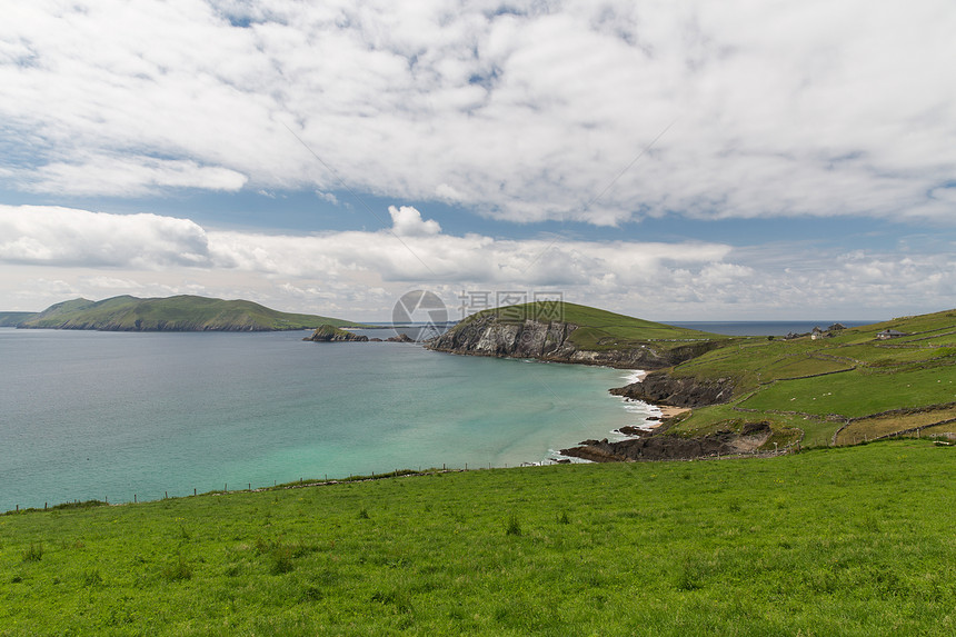 自然景观爱尔兰的野生大西洋方式看待海洋爱尔兰的野生大西洋之路观看海洋图片