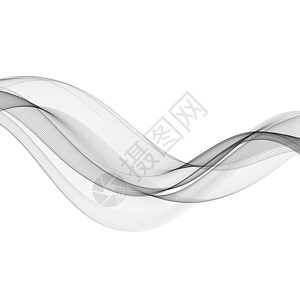水波浪线抽象彩色波元素抽象灰色波浪元素灰色的波浪灰色的烟雾波浪线背景