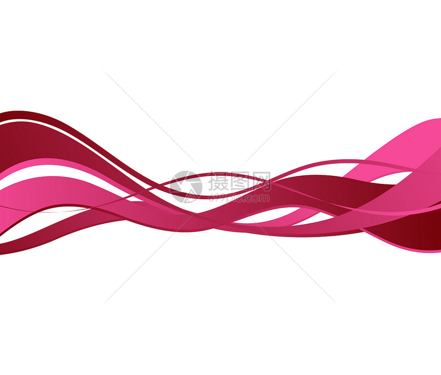 抽象彩色波元素抽象粉红色波浪元素粉红色的波浪图片