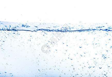 蓝色的水溅白色的背景上水溅背景图片