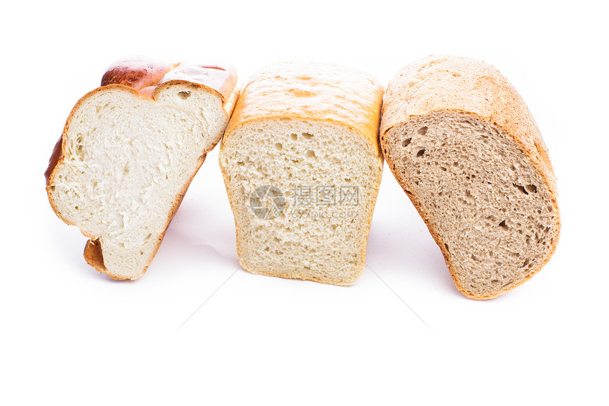 同类型的小麦包分离白色包的类型图片
