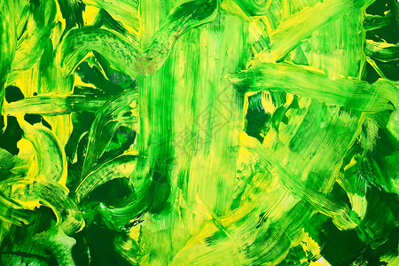 抽象的彩色纹理,涂上黄色绿色背景图片