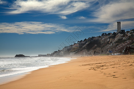 智利维娜德尔马尔海滩图片