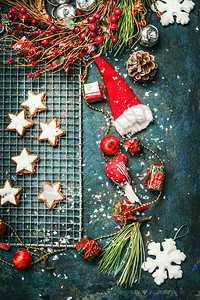 圣诞饼干冬季装饰图片