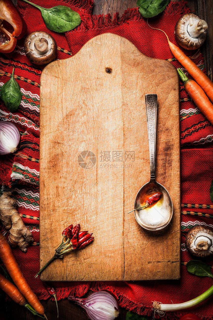 传统民族美食的食物背景图片