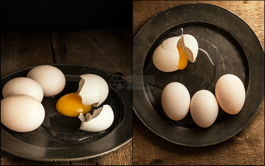 编制复古风格穆迪创意照明鸭蛋图片