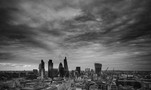 伦敦金融城金融区平方英里的天际线图片