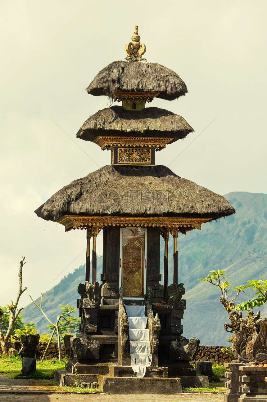 巴厘岛的乡村寺庙图片