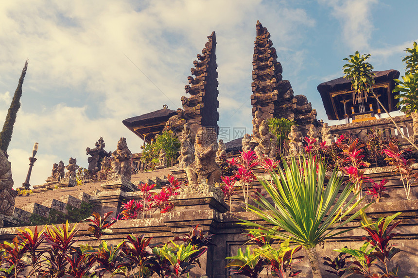 普拉贝萨基寺庙,巴厘岛,印度尼西亚图片