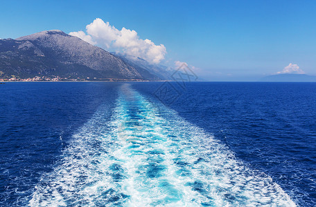 希腊的乘船旅行图片