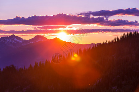 哈莱阿卡拉夏威夷哈莱卡拉山顶日落背景