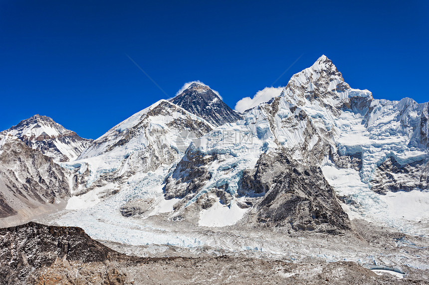 珠穆朗玛峰,珠穆朗玛峰卢霍特景观,尼泊尔喜马拉雅图片