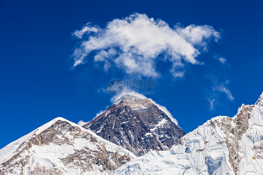 珠穆朗玛峰世界上最高的山,尼泊尔的喜马拉雅山图片