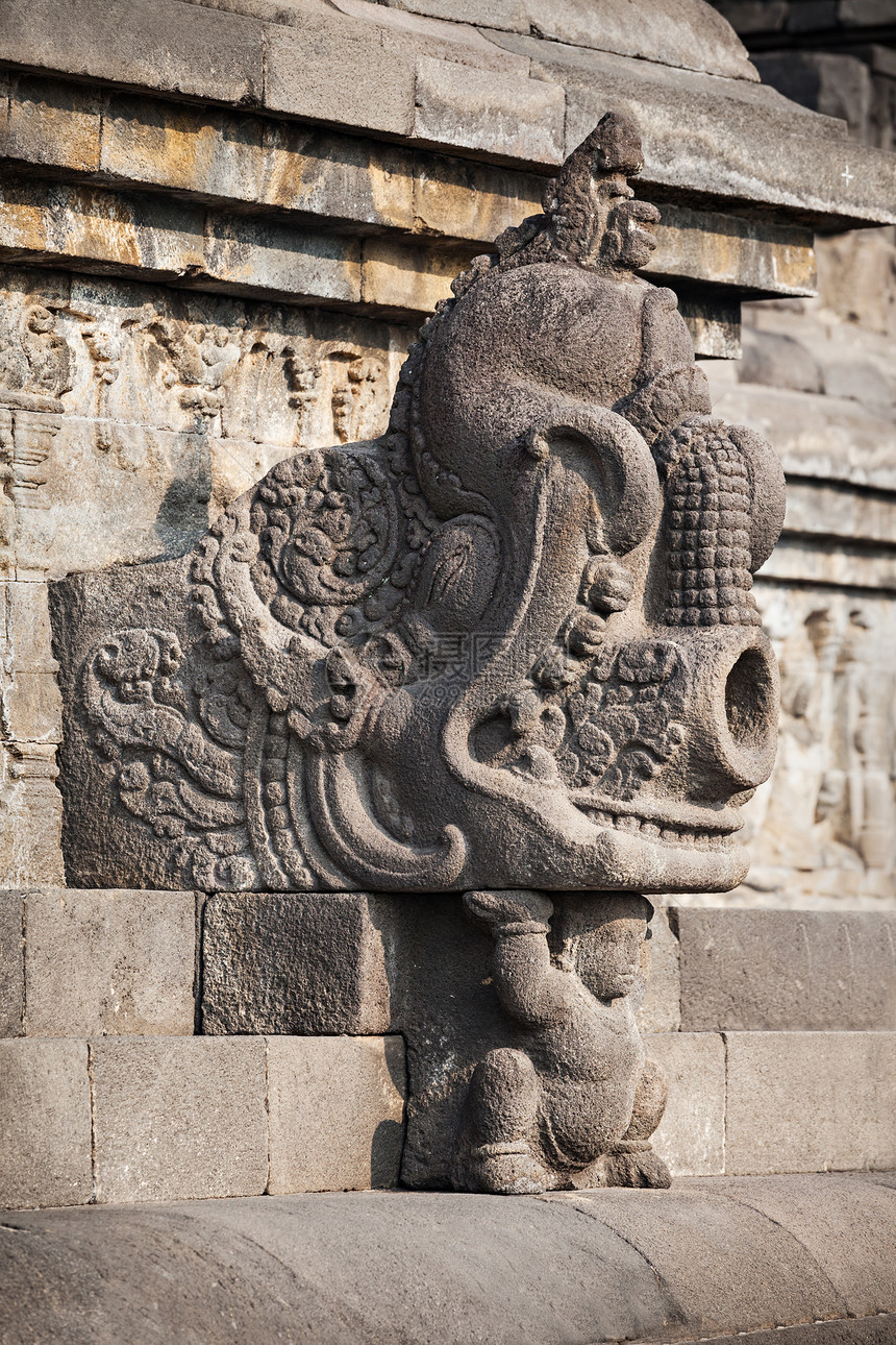 印度尼西亚爪哇岛Borobudur寺的细节图片