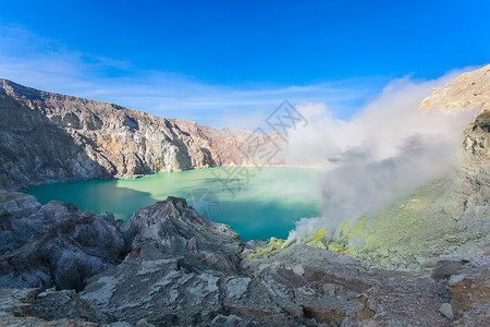 伊根火山印度尼西亚东爪哇邦玉旺吉地区的座成层火山背景图片