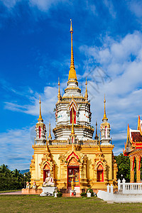 纳姆托克瓦南托克梅位于泰国省的佛教寺庙背景