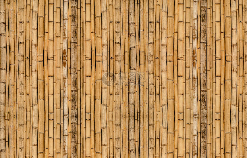竹篱笆背景与垂直齐图片