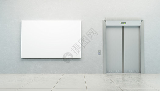 电梯大厅的空白图片图片