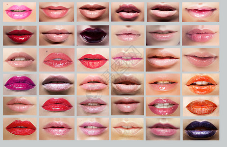 口红各种各样的女人39的嘴唇嘴巴图片