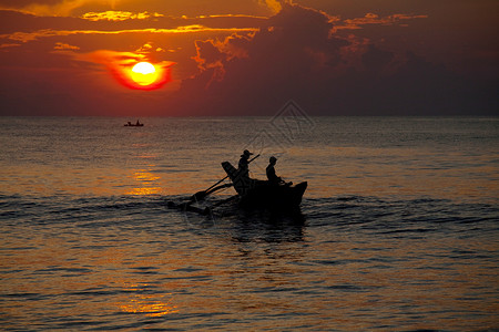 斯里兰卡的渔船图片