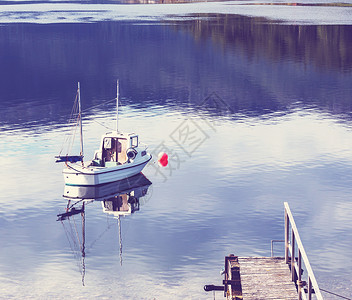 挪威的渔船图片