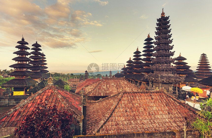 普拉贝萨基寺庙,巴厘岛,印度尼西亚图片
