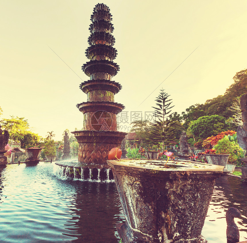 水宫,巴厘岛,印度尼西亚图片