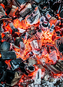 红色热烧煤背景图片