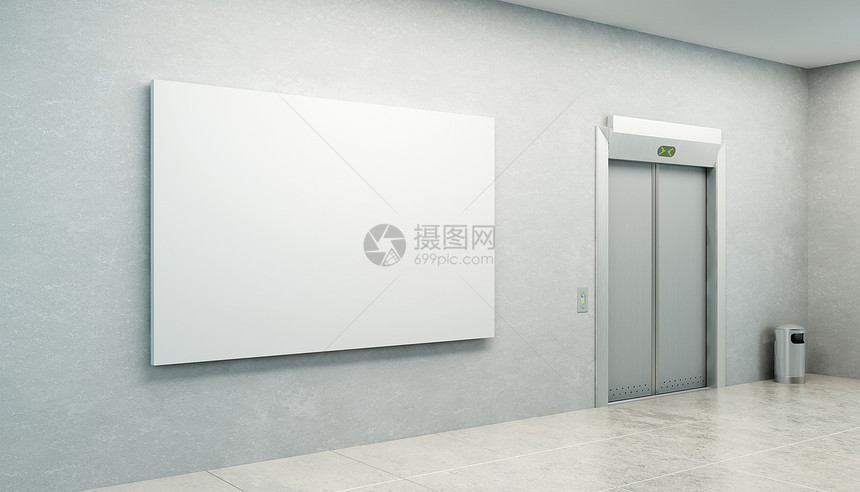 电梯大厅的空白图片图片
