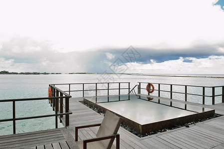 热带水家庭别墅度假胜地马尔代夫岛暑假图片