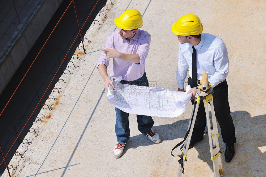 队的业务人员小,建筑师工程师建设场景检查文件业务工作流程的新建筑图片