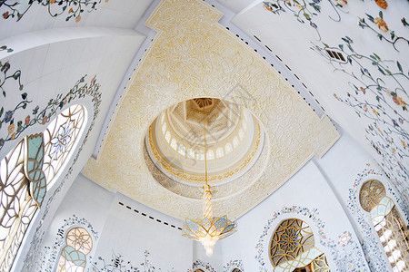 谢赫扎耶德清真寺,阿布扎比,阿联酋,中东高清图片