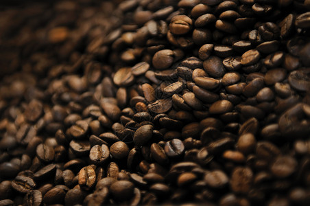 咖啡豆咖啡粉高清图片
