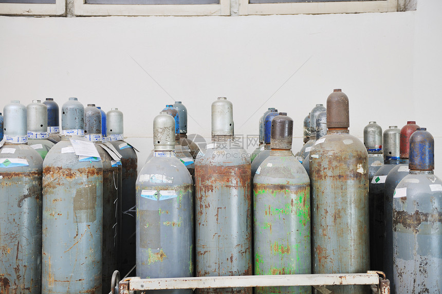 代表储存危险的气体能量容器图片