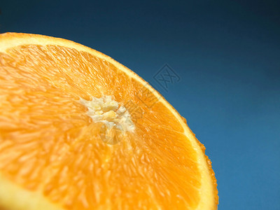 切片橙色与蓝色背景图片