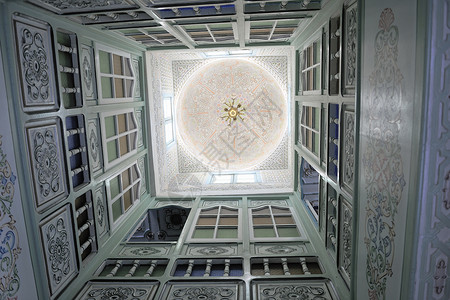美化突尼斯东方建筑与风格背景图片