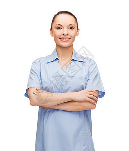 医疗保健医学微笑的女医生护士图片