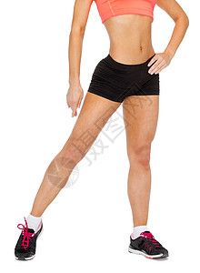 锻炼节食的女孩子图片