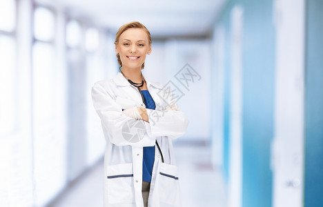 医学保健吸引力的女医生医院图片
