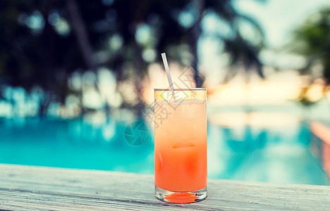 夏季,海滩,饮料,鸡尾酒休闲鸡尾酒饮料热带海滩图片