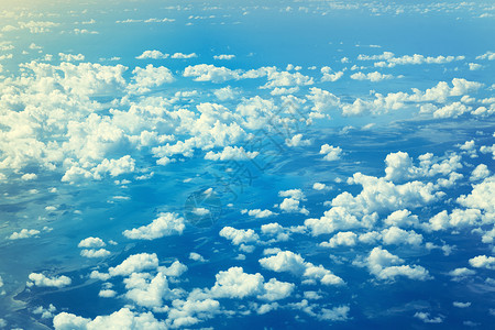 天空背景蓝天白云图片