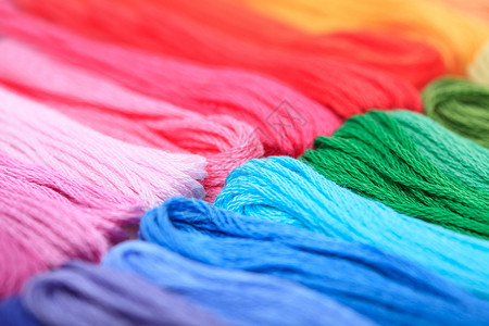 刺绣线,彩虹颜色图片
