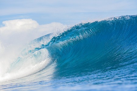膨胀风24节气海洋波浪图片桑巴瓦岛印度尼西亚背景