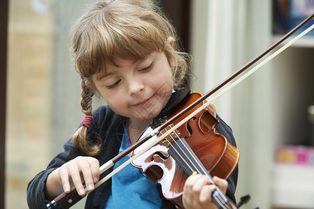学小提琴轻女孩学拉小提琴背景