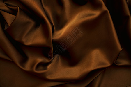 棕色丝绸质地的布,巧克力,棕色,缎子,丝绸,特写背景