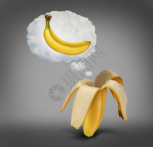 美好的日子个空洞的香蕉皮,梦想个美好的未来过的成功,个完整的单水果,乐观积极的支出的隐喻,看来商业背景图片