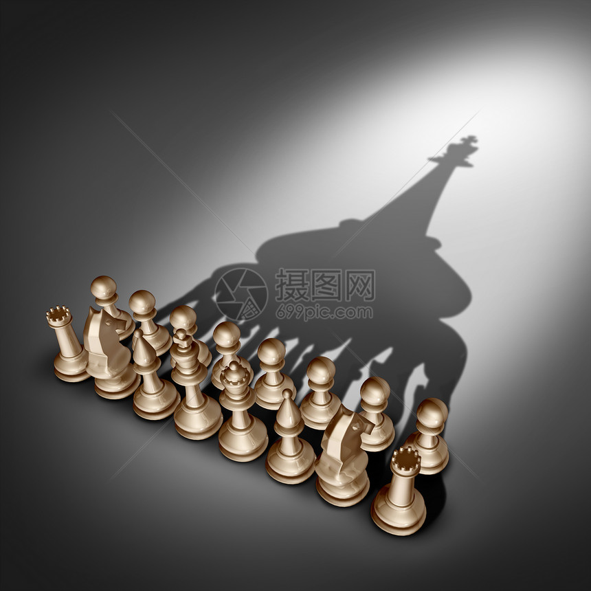 公司领导队管理愿景个商业集的,国际象棋棋子连接共同工作,并个致的人,铸造个影子,塑造为xa个国图片