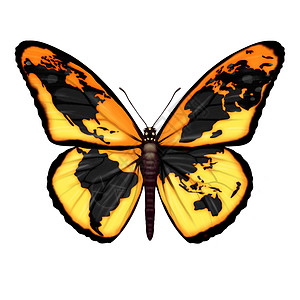 合成橡胶全球蝴蝶象征着环境移民难民危机,逃离世界危机区,成为种迁徙昆虫,地球国际社会生态希望的隐喻背景