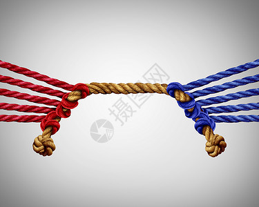 猛拉拔河业务竞争红绳与蓝绳竞争的立,队竞争企业竞争手的队合作冲突隐喻背景