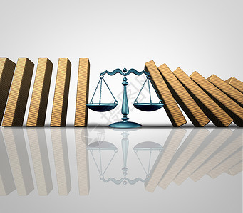 法律援助素材法律帮助律师服务的,下降的多米诺骨牌,由个司法规模法律援助解决问题的隐喻个三维的例子背景
